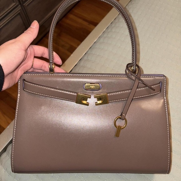 Tory Burch Taupe Satchel